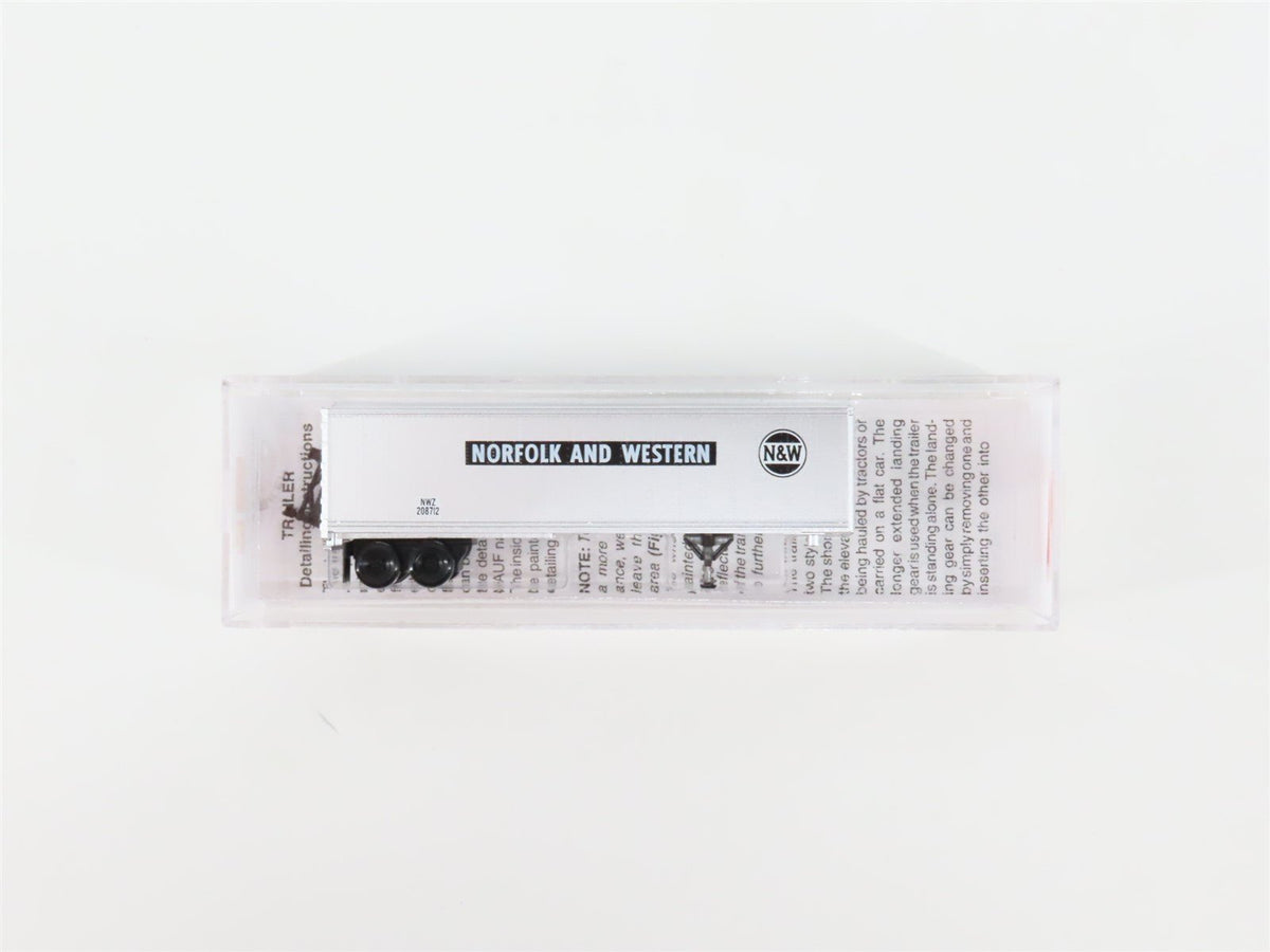 N Scale Micro-Trains MTL 45000030 NWZ Norfolk &amp; Western 40&#39; Trailer #208712