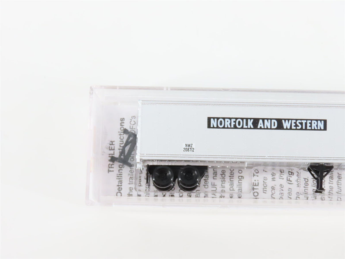 N Scale Micro-Trains MTL 45000030 NWZ Norfolk &amp; Western 40&#39; Trailer #208712