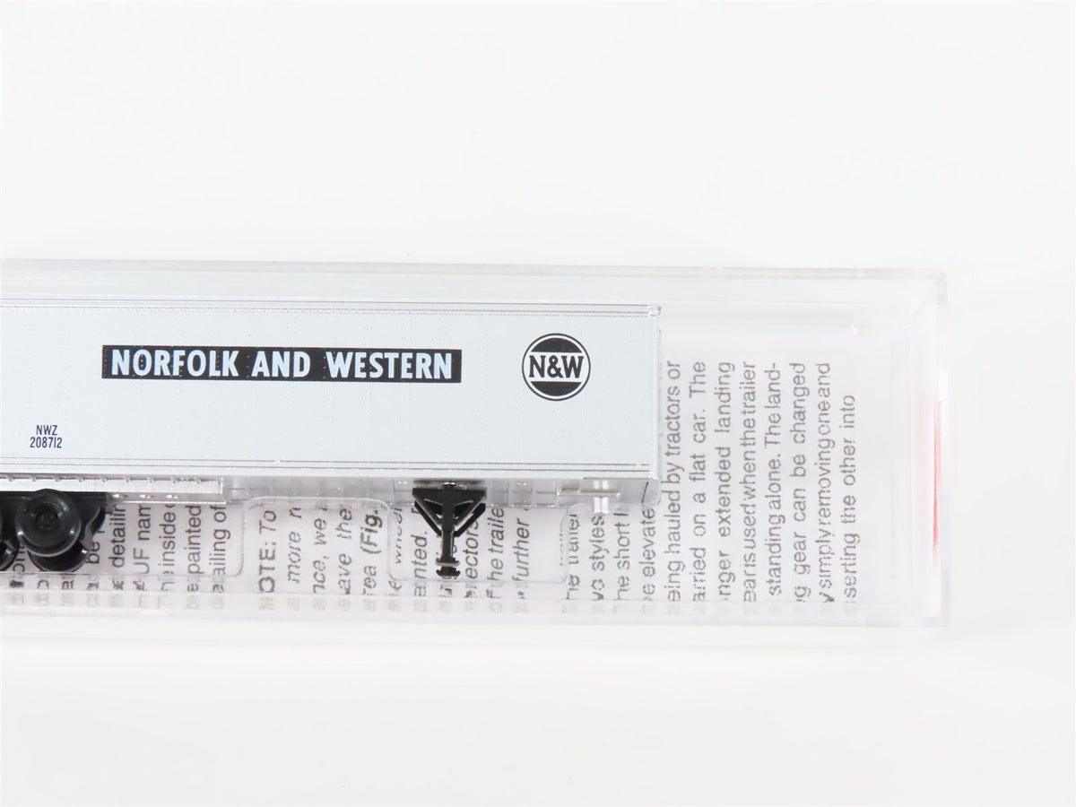 N Scale Micro-Trains MTL 45000030 NWZ Norfolk &amp; Western 40&#39; Trailer #208712