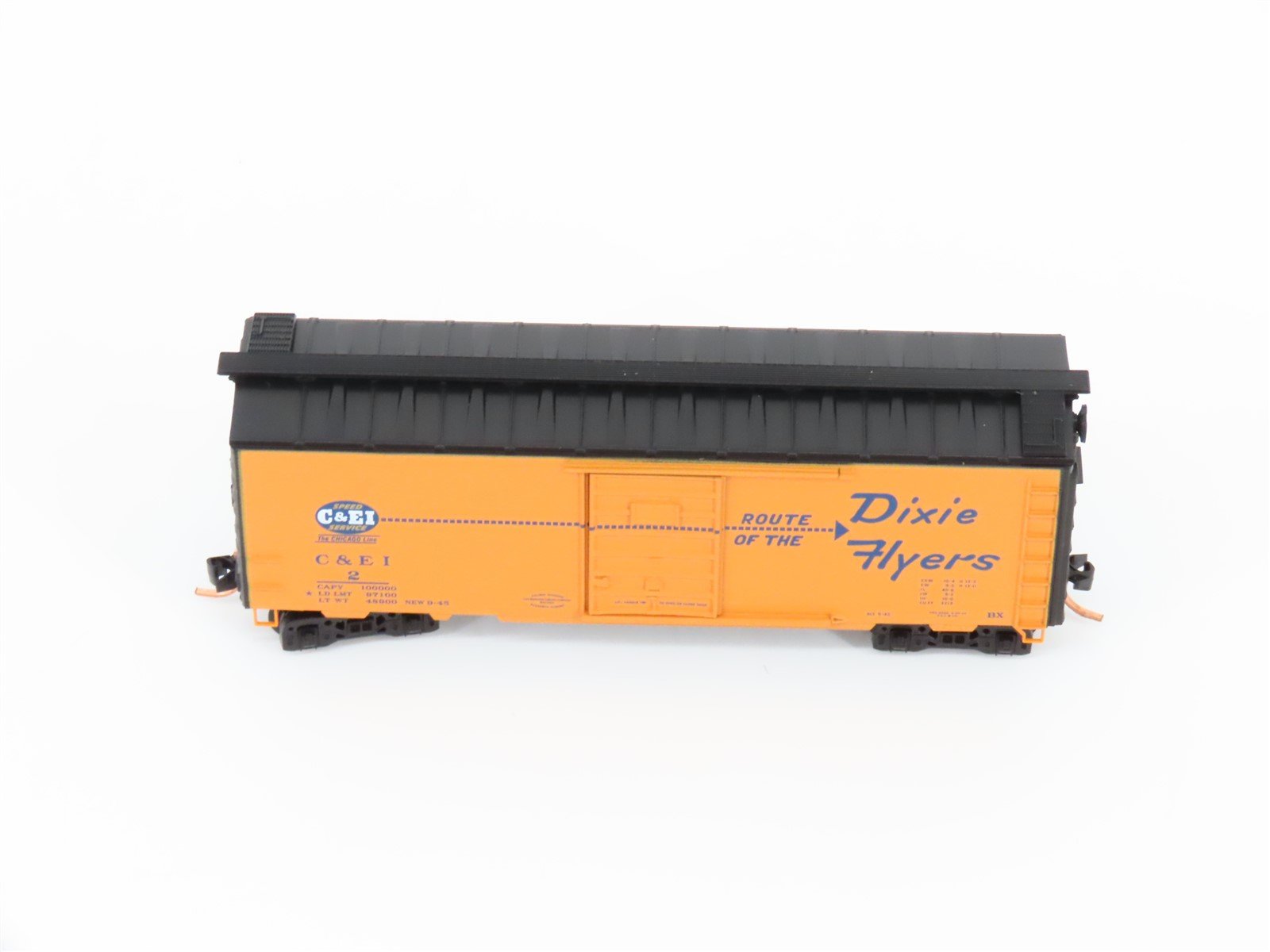 N Scale Micro-Trains MTL 02000702 C&EI Route of the Dixie Flyers 40' Box Car #2