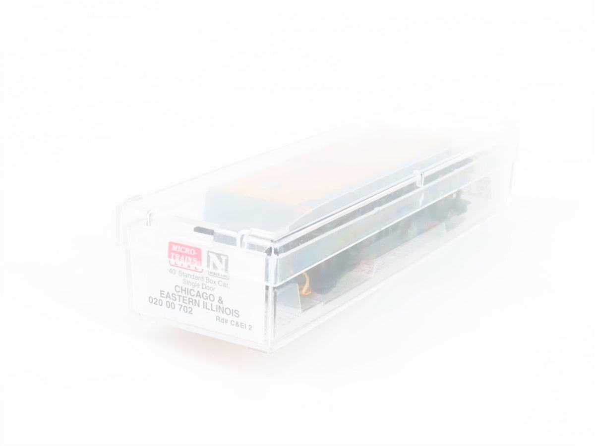 N Scale Micro-Trains MTL 02000702 C&amp;EI Route of the Dixie Flyers 40&#39; Box Car #2