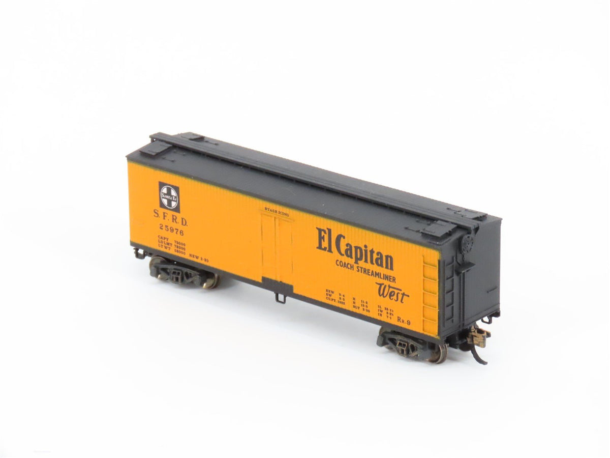 N Scale Kadee Micro-Trains MTL 47240 SFRD Santa Fe El Capitan Reefer #25976
