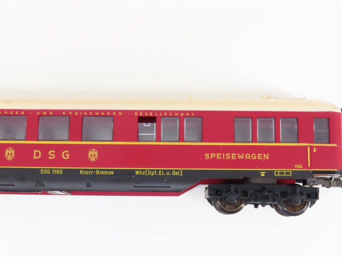 LOT of 3 HO Scale Fleischmann Roco DSG German Passenger Cars