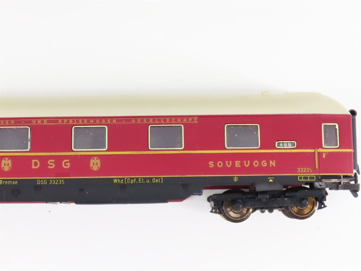 LOT of 3 HO Scale Fleischmann Roco DSG German Passenger Cars