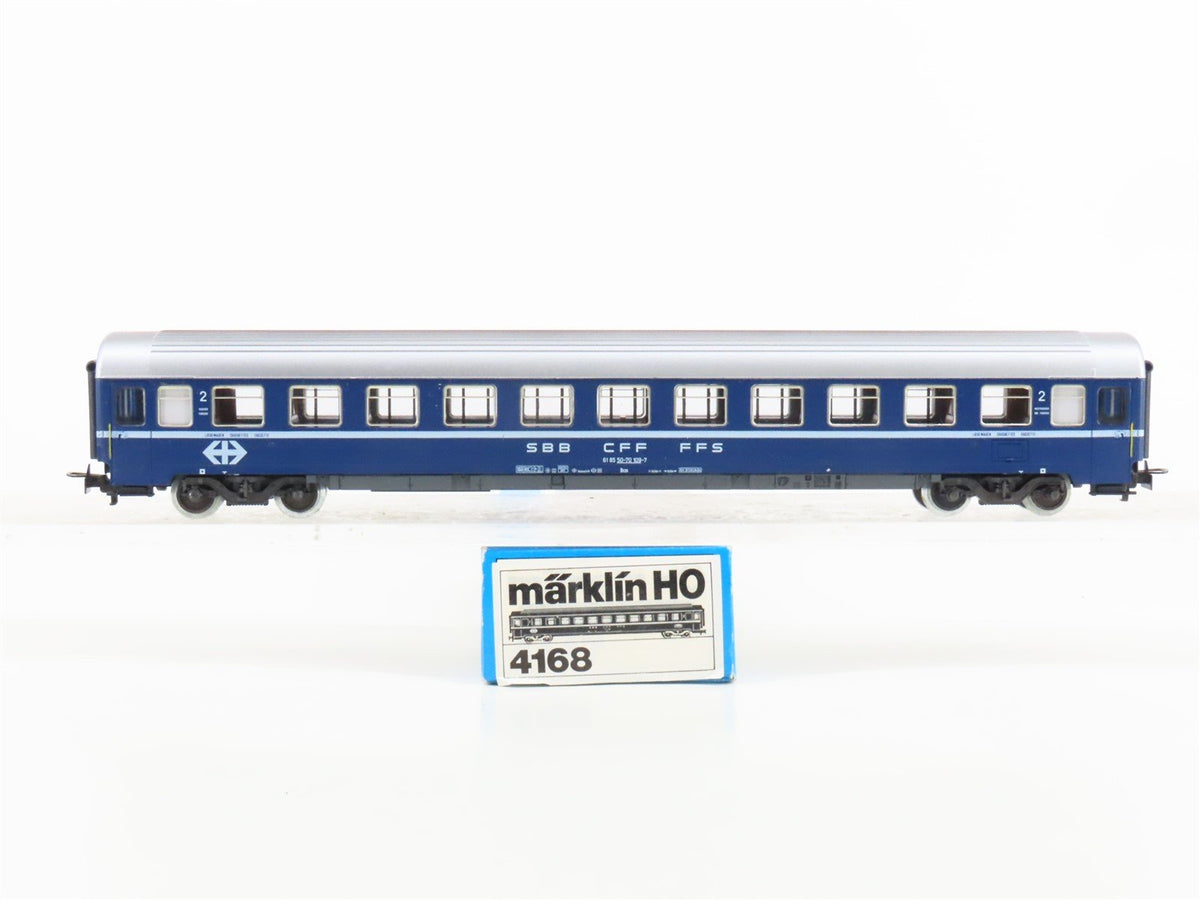 HO Scale Marklin 4168 SBB CFF FFS Swiss 2nd Class Passenger Car #5070109
