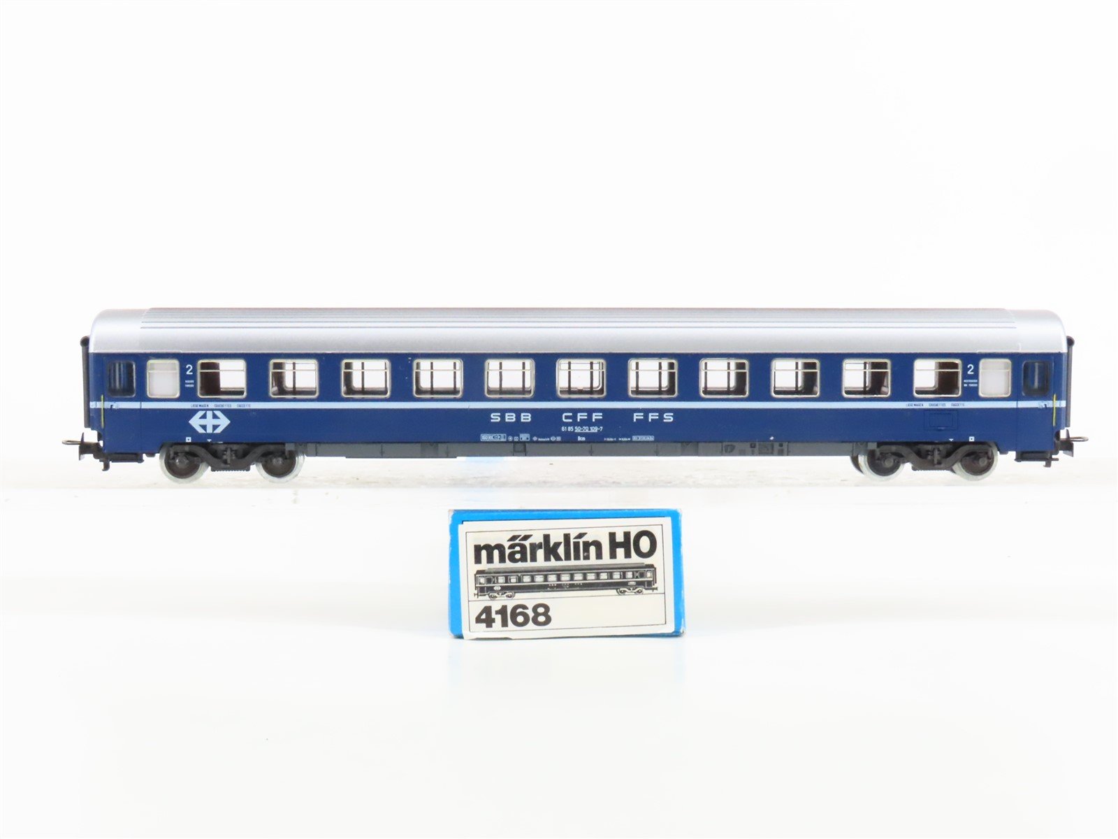 HO Scale Marklin 4168 SBB CFF FFS Swiss 2nd Class Passenger Car #5070109