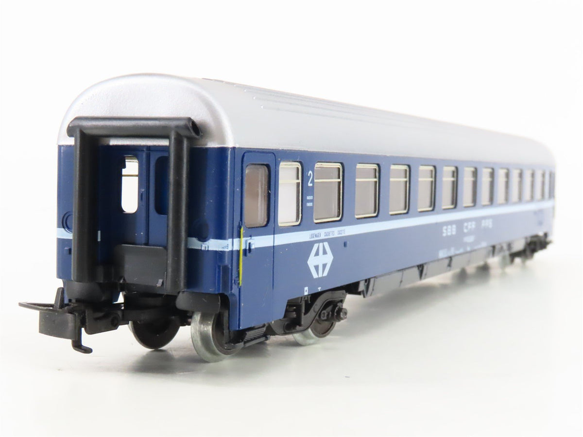 HO Scale Marklin 4168 SBB CFF FFS Swiss 2nd Class Passenger Car #5070109