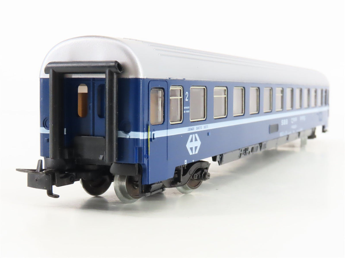 HO Scale Marklin 4168 SBB CFF FFS Swiss 2nd Class Passenger Car #5070109