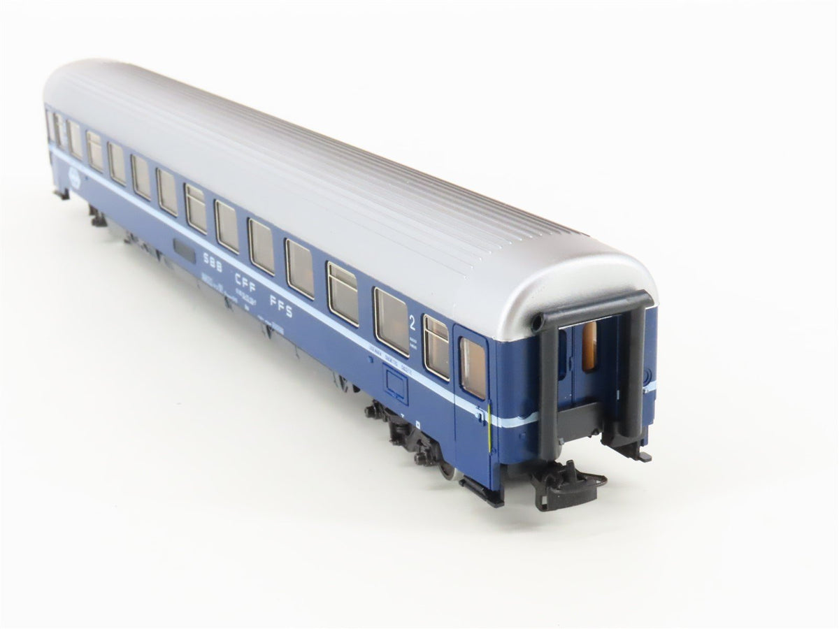 HO Scale Marklin 4168 SBB CFF FFS Swiss 2nd Class Passenger Car #5070109