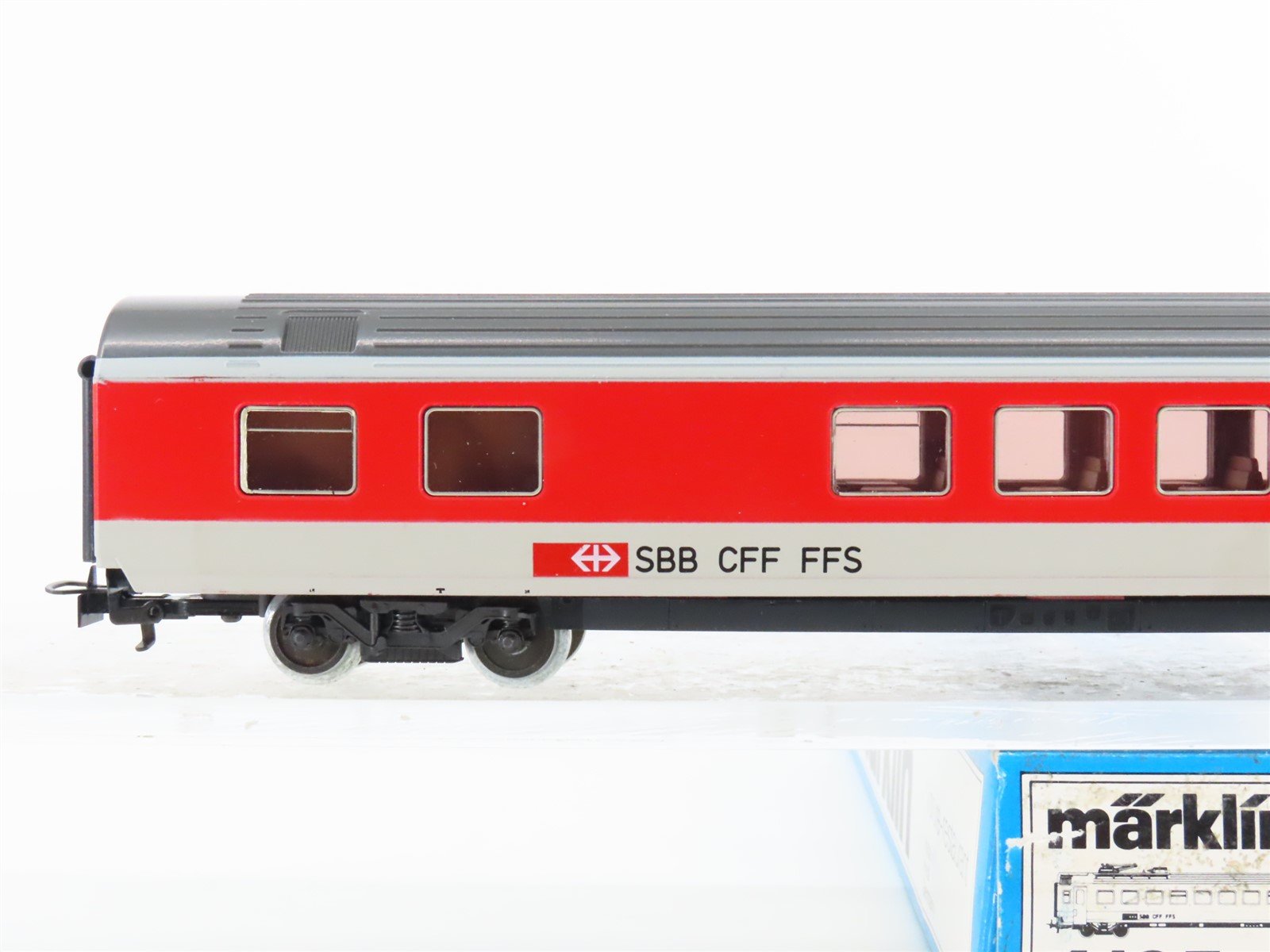 HO Scale Marklin 4125 SBB CFF FFS Swiss Express Dining Passenger Car #8873001