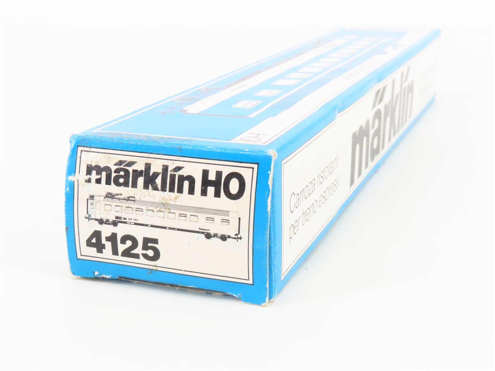 HO Scale Marklin 4125 SBB CFF FFS Swiss Express Dining Passenger Car #8873001