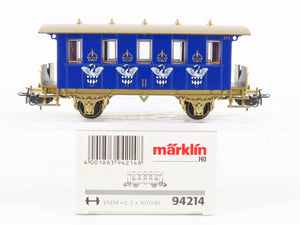 HO Scale Marklin 94214 King Ludwig II Passenger Car