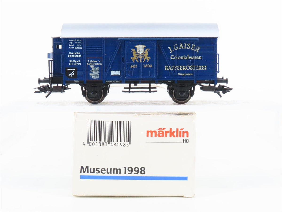 HO Scale Marklin Museum 1998 J. Gaiser Box Car &amp; Delivery Truck