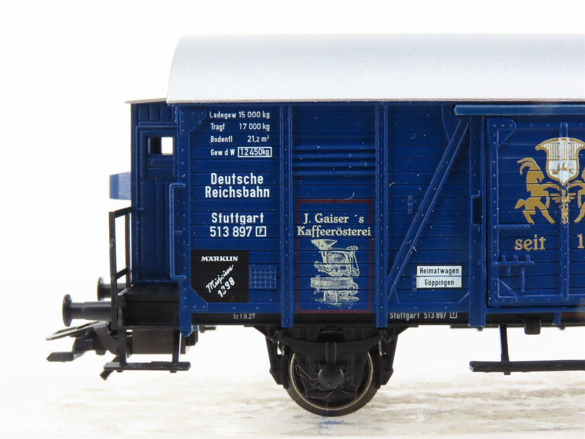 HO Scale Marklin Museum 1998 J. Gaiser Box Car &amp; Delivery Truck