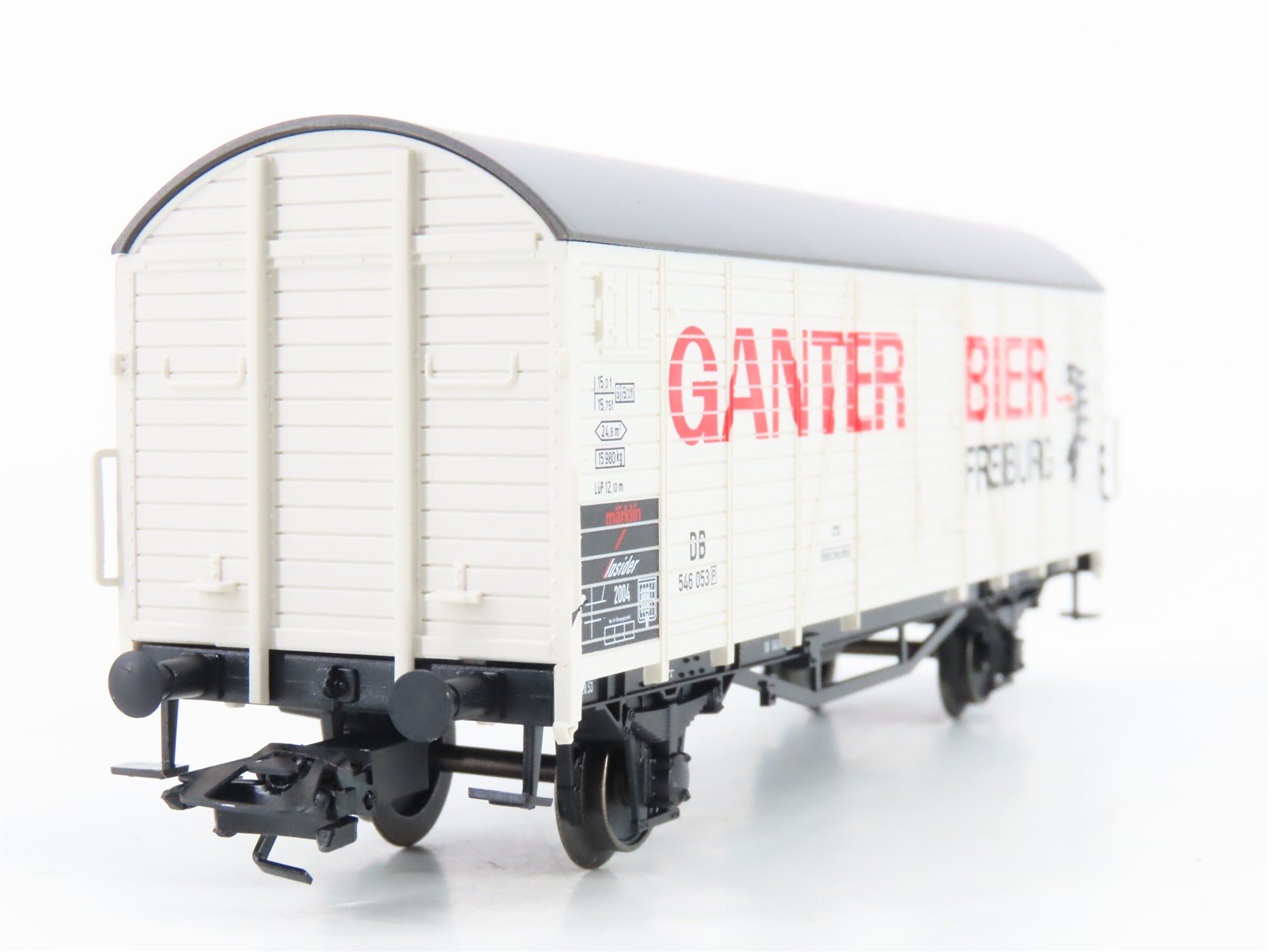 HO Scale Marklin 46201 Jahreswagen 2004 Ganter Bier Box Car #546053