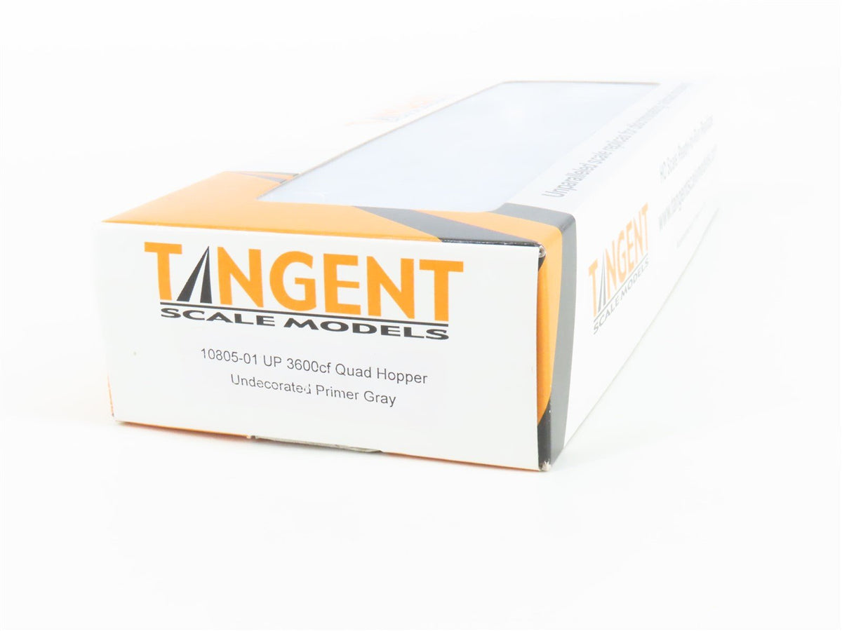 HO Scale Tangent 10805-01 Undecorated UP 4-Bay Open Hopper