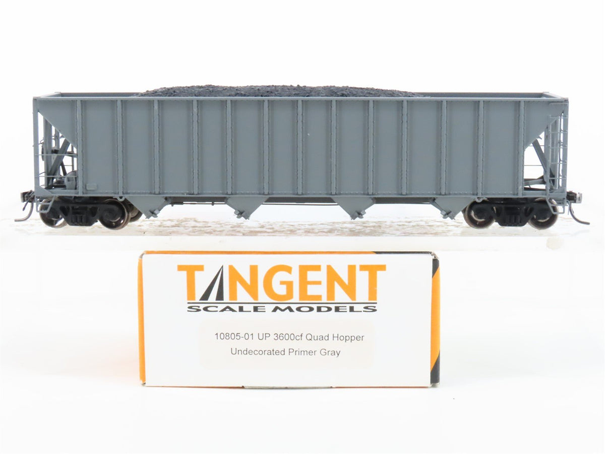 HO Scale Tangent 10805-01 Undecorated UP 4-Bay Open Hopper