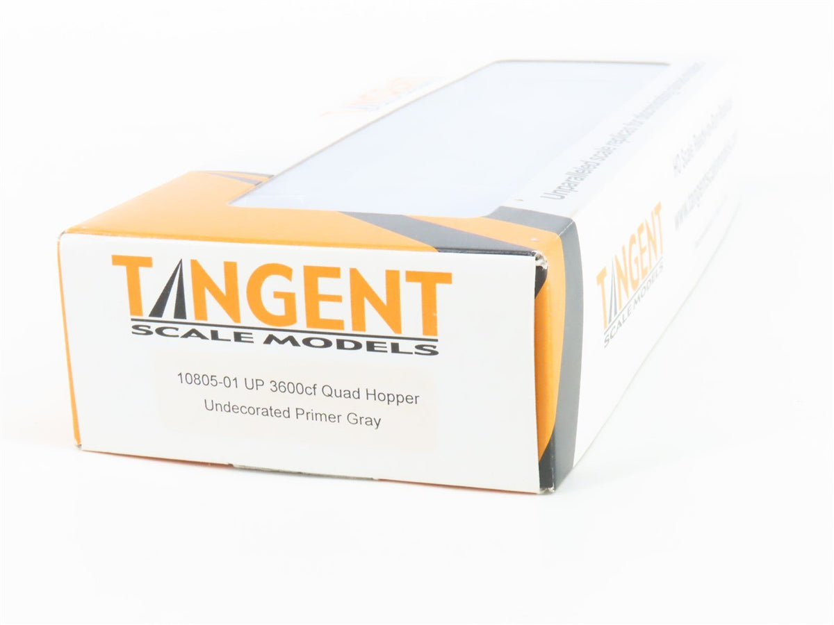 HO Scale Tangent 10805-01 Undecorated UP 4-Bay Open Hopper