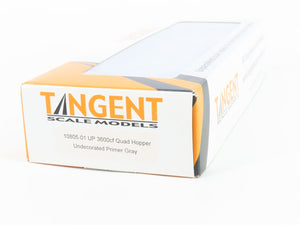 HO Scale Tangent 10805-01 Undecorated UP 4-Bay Open Hopper