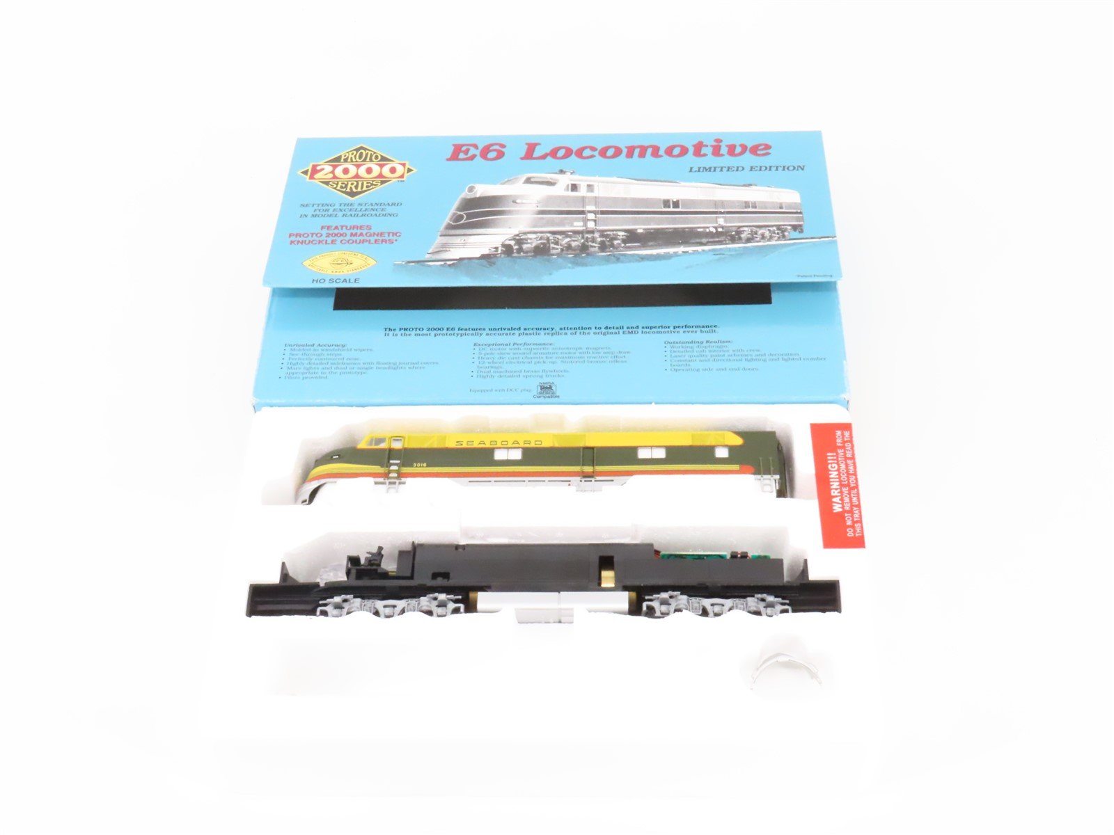 HO Scale Proto 2000 23235 SAL Seaboard Air Line EMD E6A Diesel #3016 - DCC Ready