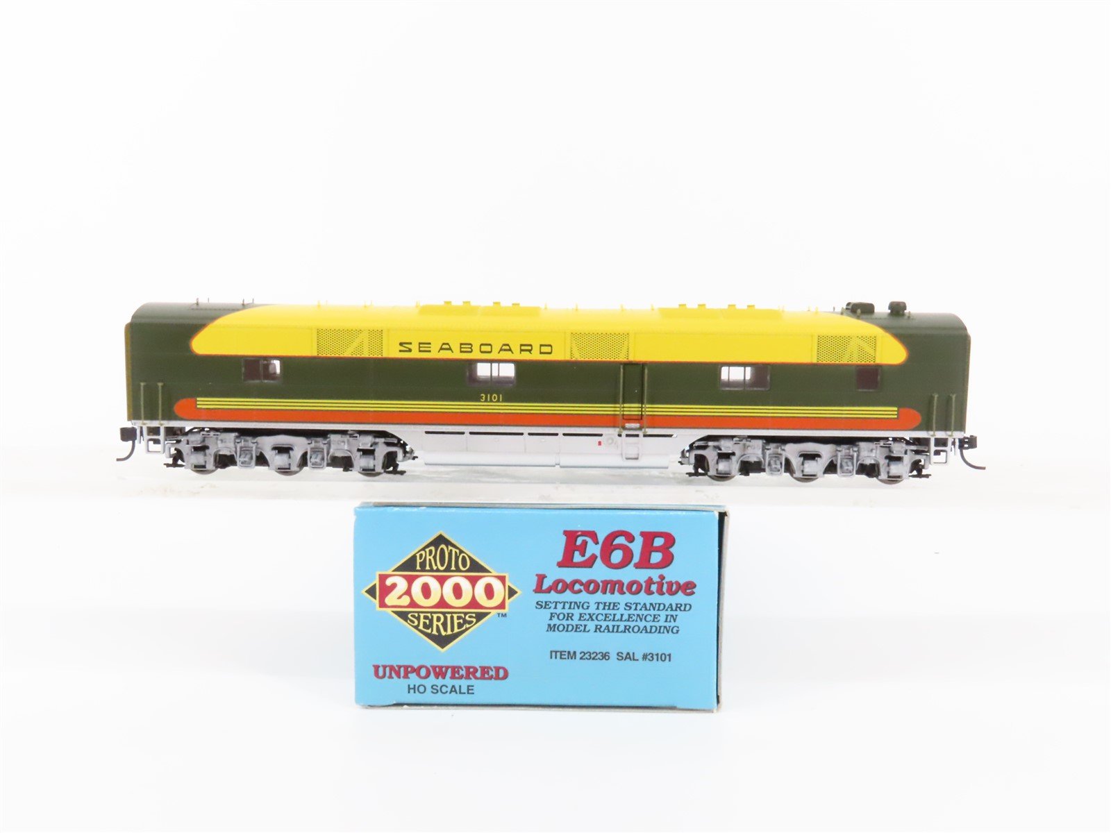 HO Scale Proto 2000 23236 SAL Seaboard Air Line EMD E6B Diesel #3101 - Unpowered
