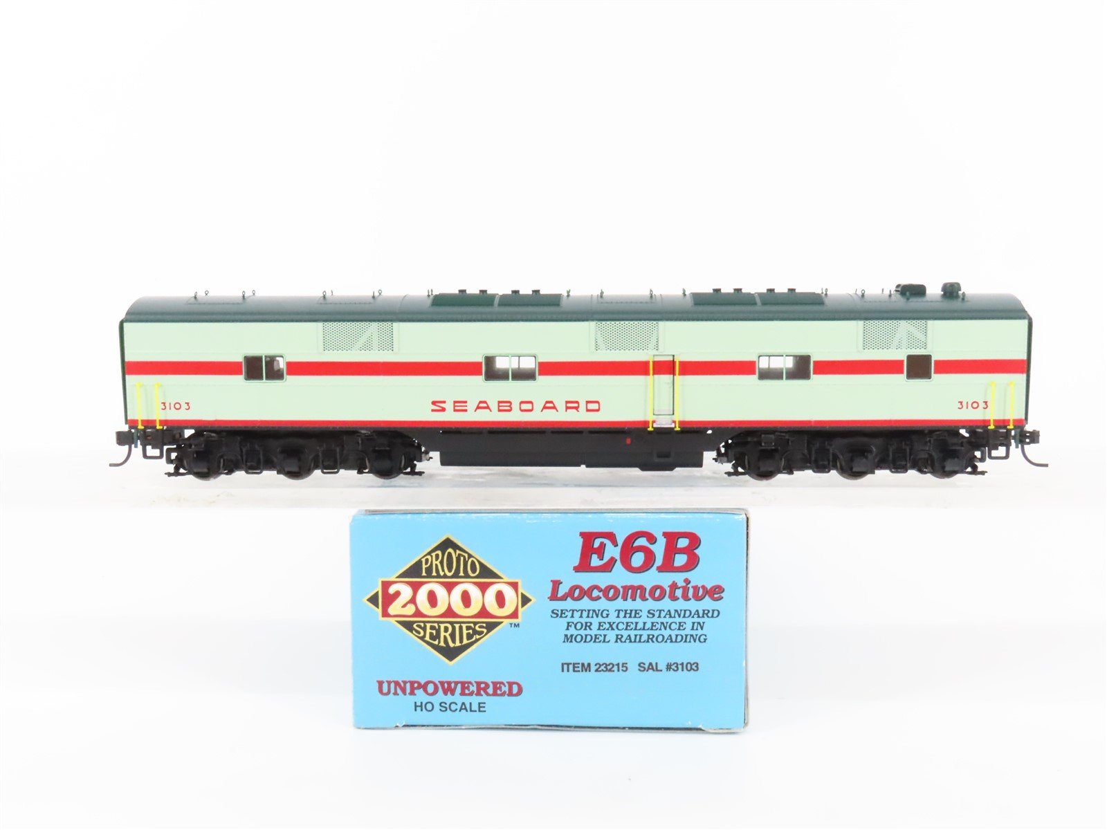 HO Scale Proto 2000 23215 SAL Seaboard Air Line EMD E6B Diesel #3103 - Unpowered