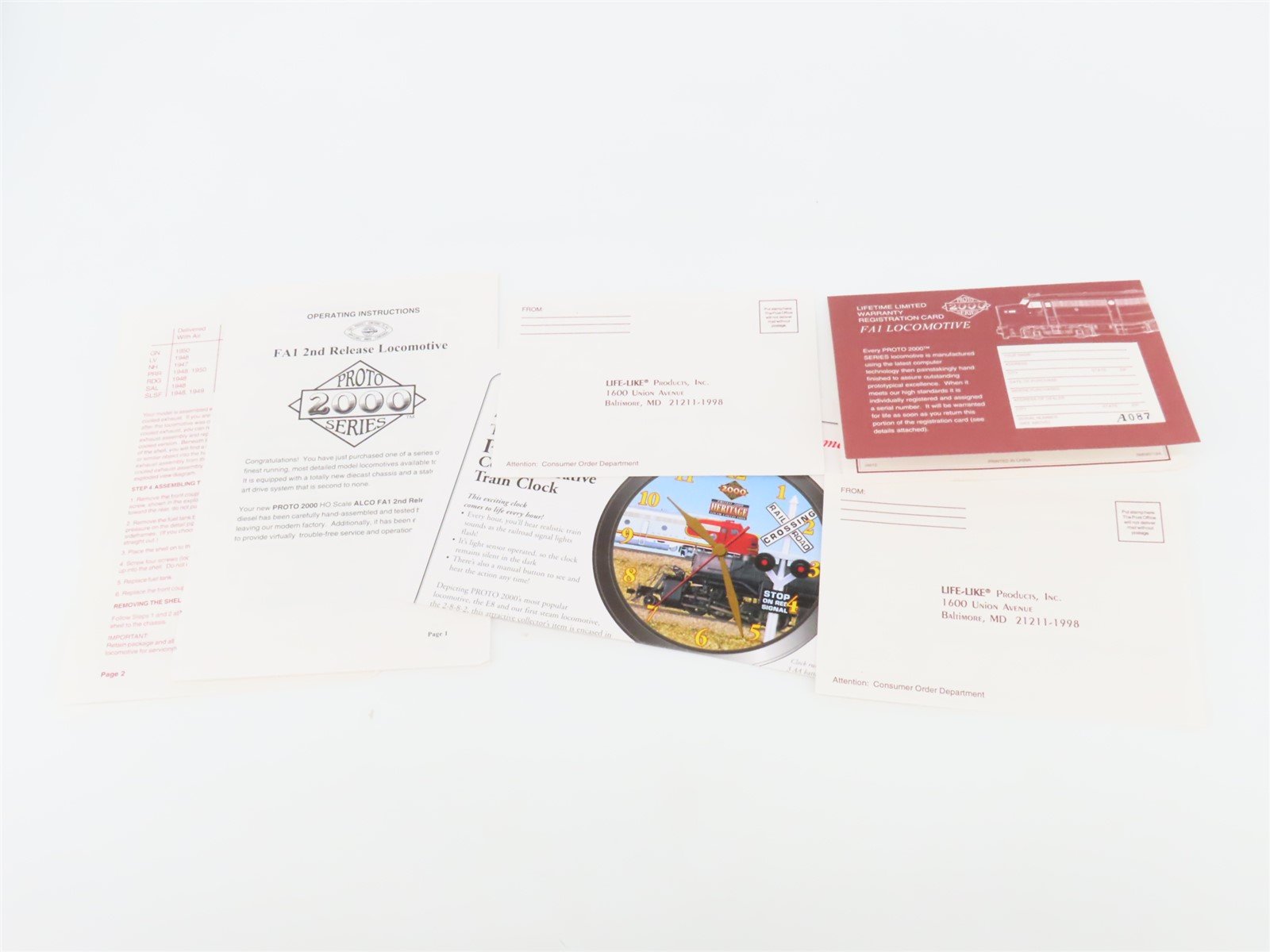 HO Scale Proto 2000 SAL Seaboard Air Line ALCO FA1 Diesel #4202 - BAD GEARS