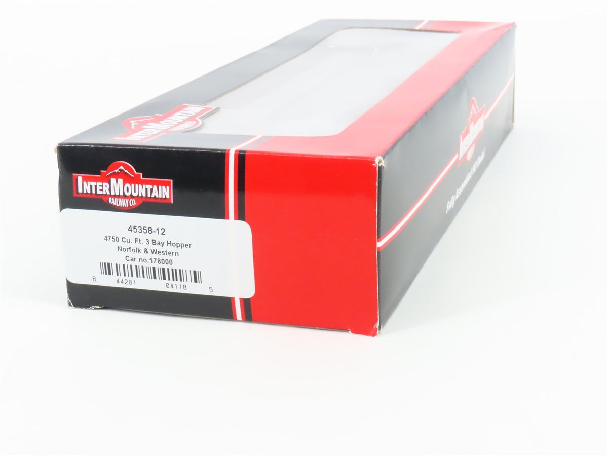 HO InterMountain 45358-12 NW Norfolk &amp; Western 3-Bay Covered Hopper #178000