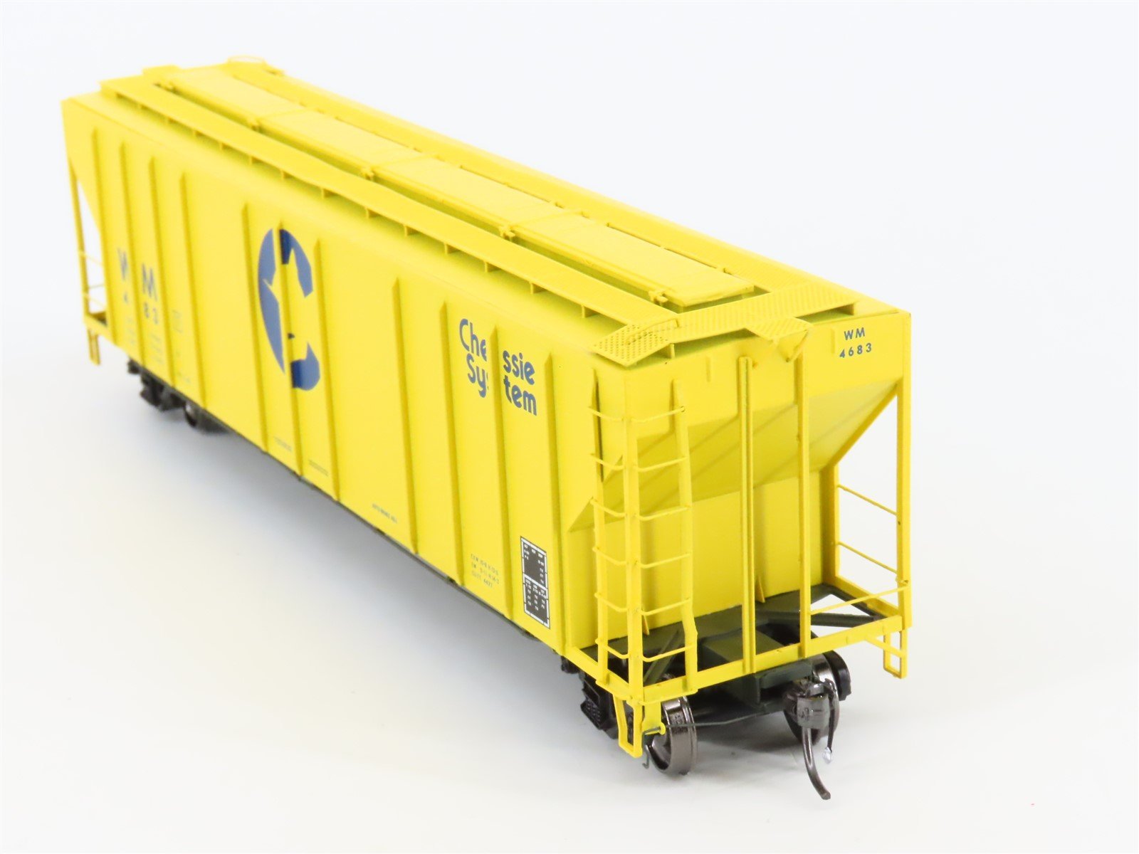 HO Scale ExactRail Platinum EP-80163-4 WM Chessie System 3-Bay Hopper #4683