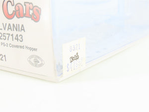 HO Scale Kadee 8321 PRR Pennsylvania Railroad 2-Bay Covered Hopper #257143