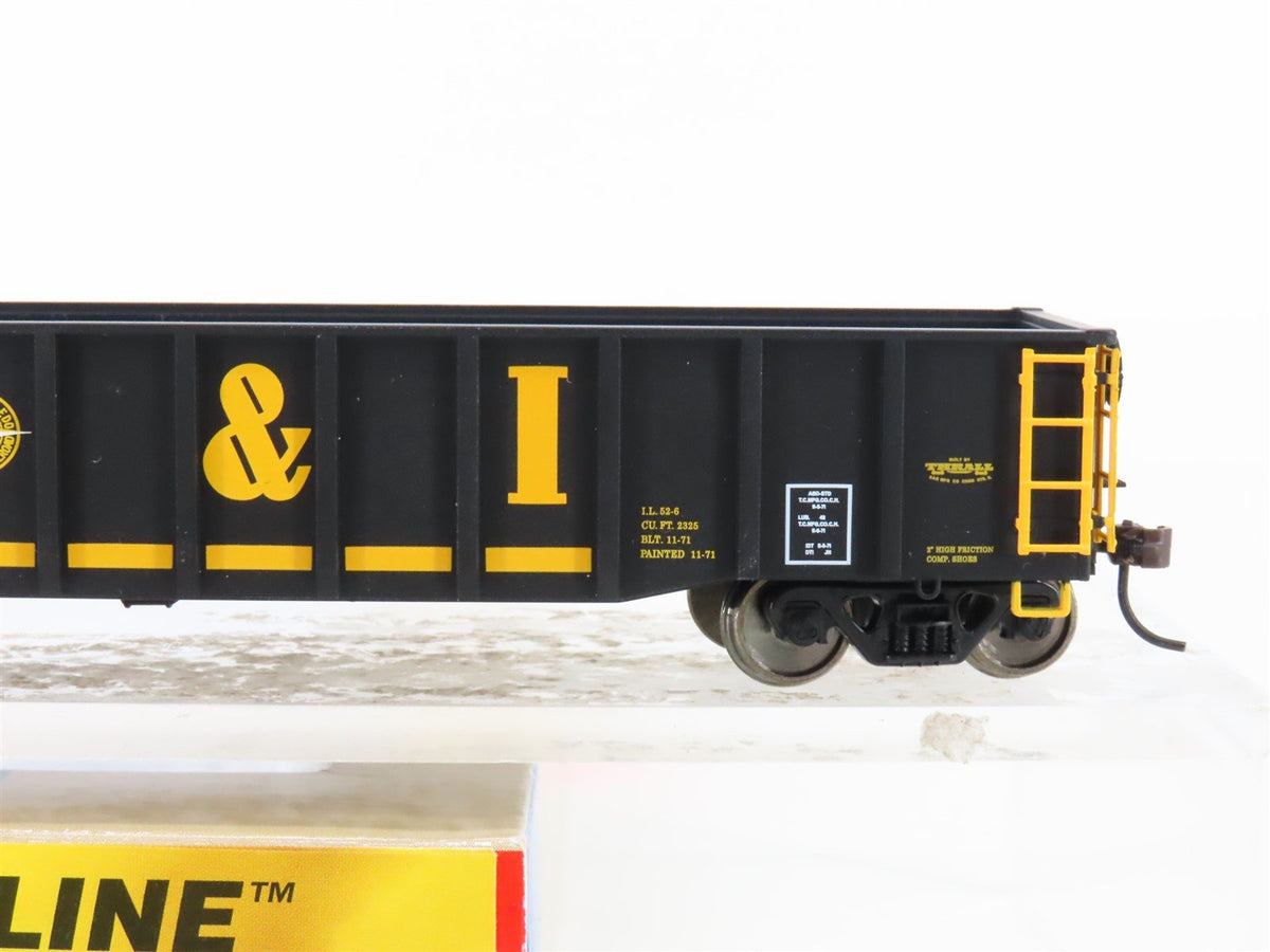 HO Walthers Gold Line 932-40257 DTI Detroit Toledo &amp; Ironton 53&#39; Gondola #9676