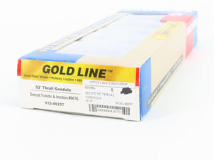 HO Walthers Gold Line 932-40257 DTI Detroit Toledo & Ironton 53' Gondola #9676