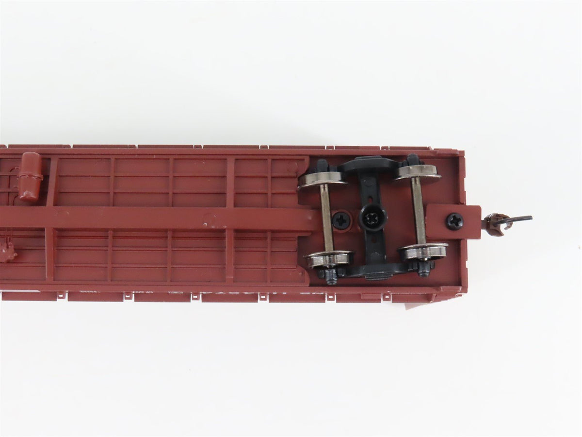 HO Scale Athearn ATH87705 NS Norfolk Southern 60&#39; Bulkhead Flat Car #114074