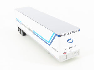 HO Scale Athearn 73375 BMZ Boston & Maine 45' Smooth Side Z-Van Trailers 2-Pack
