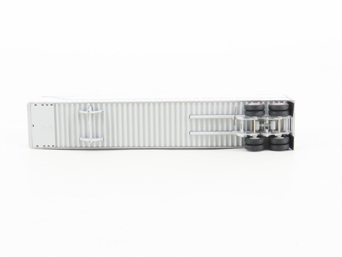 HO Scale Athearn 73375 BMZ Boston &amp; Maine 45&#39; Smooth Side Z-Van Trailers 2-Pack