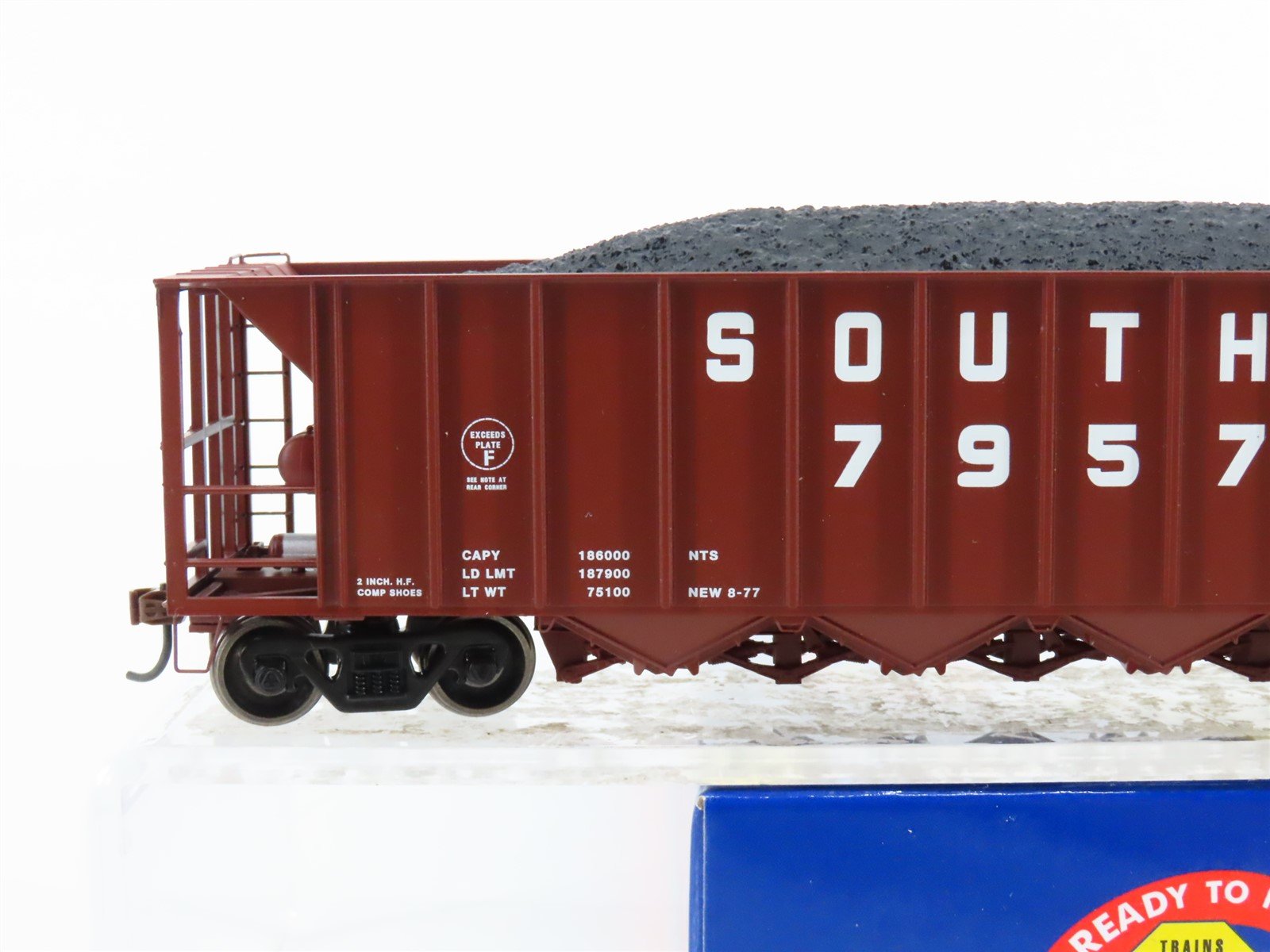 HO Athearn ATH98341 SOU Southern Ortner 5-Bay Rapid Discharge Hopper #79578
