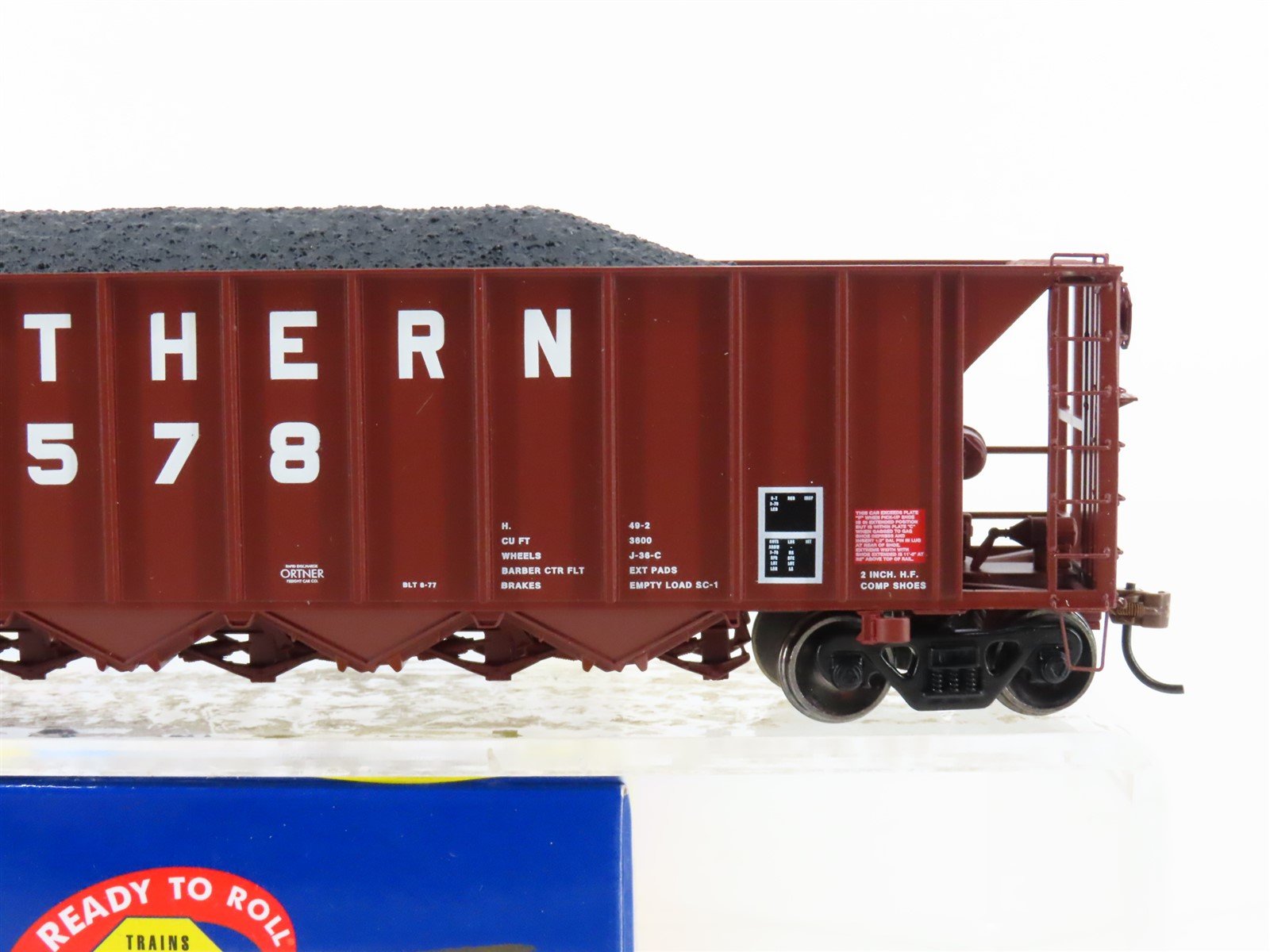 HO Athearn ATH98341 SOU Southern Ortner 5-Bay Rapid Discharge Hopper #79578