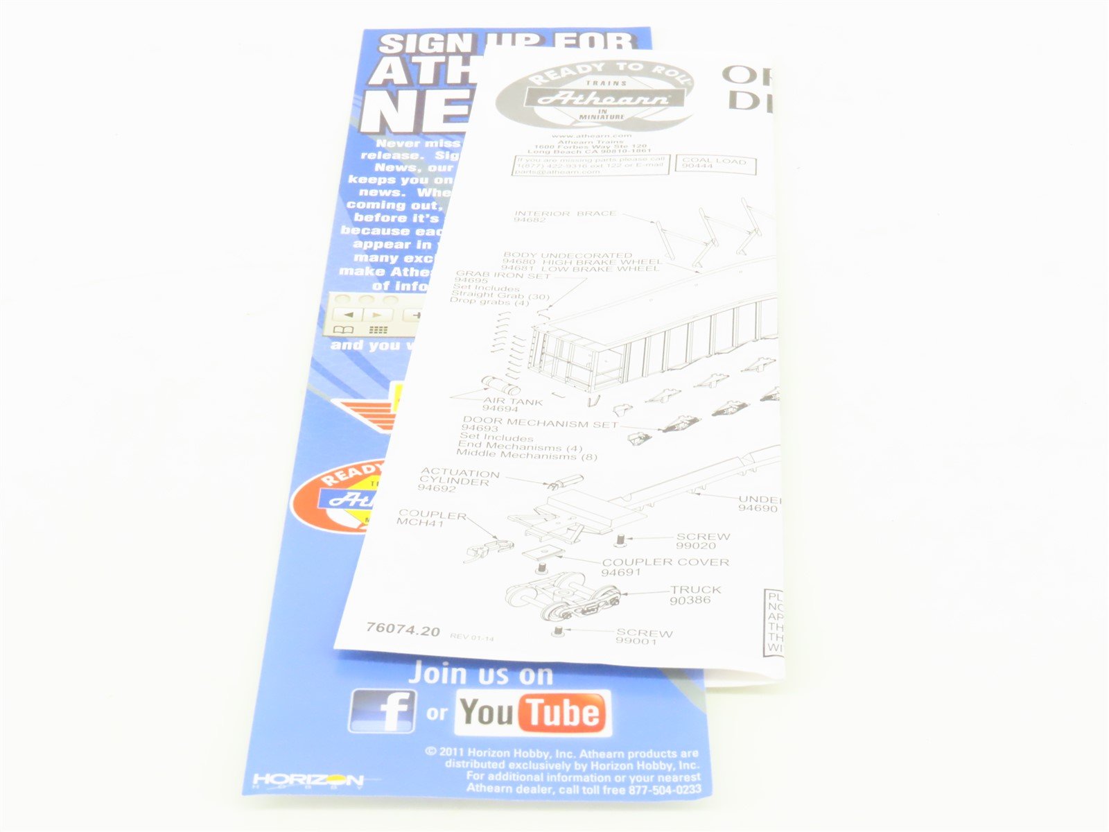 HO Athearn ATH98341 SOU Southern Ortner 5-Bay Rapid Discharge Hopper #79578