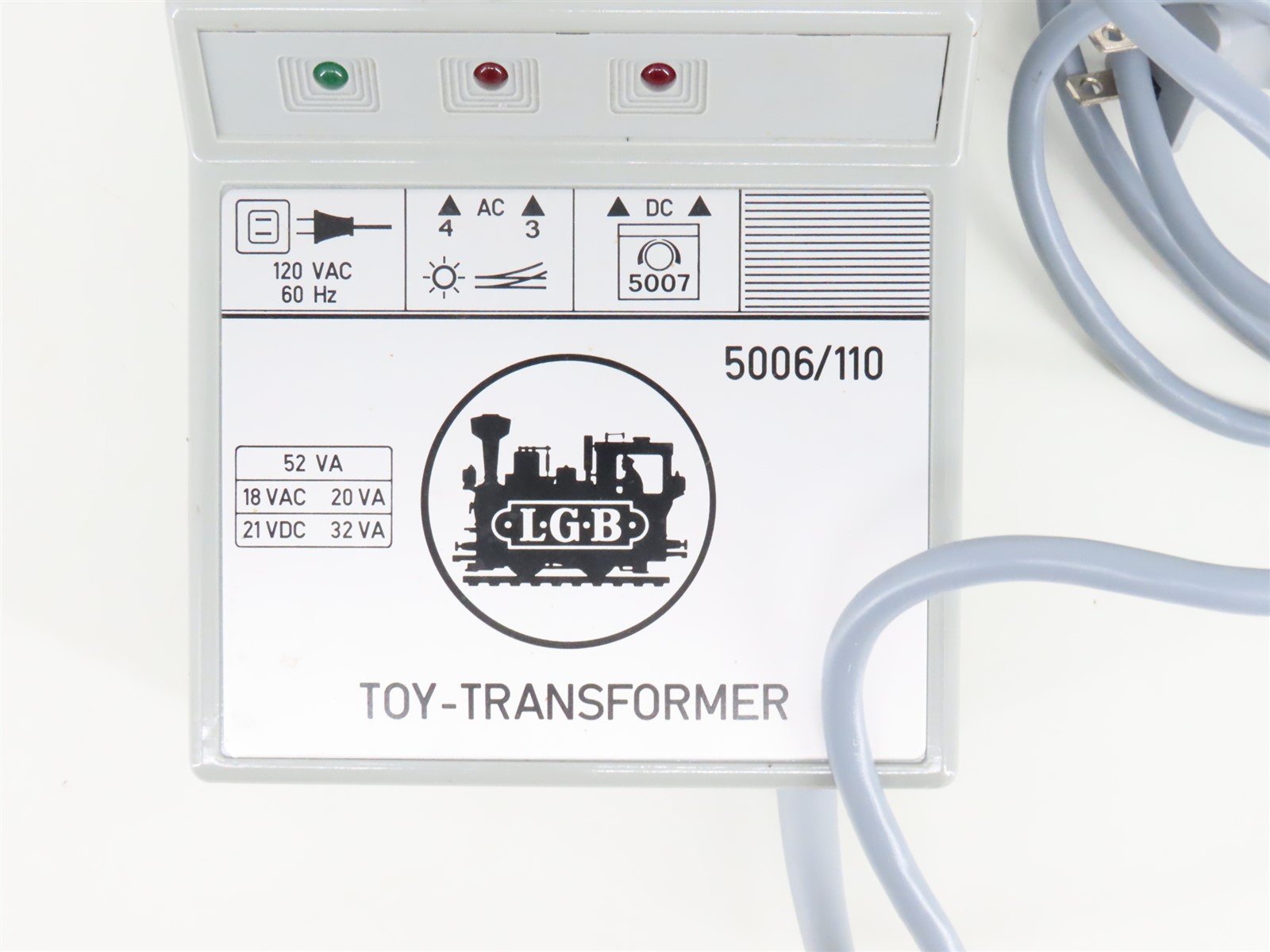 LGB 5006/110 DC Toy Transformer