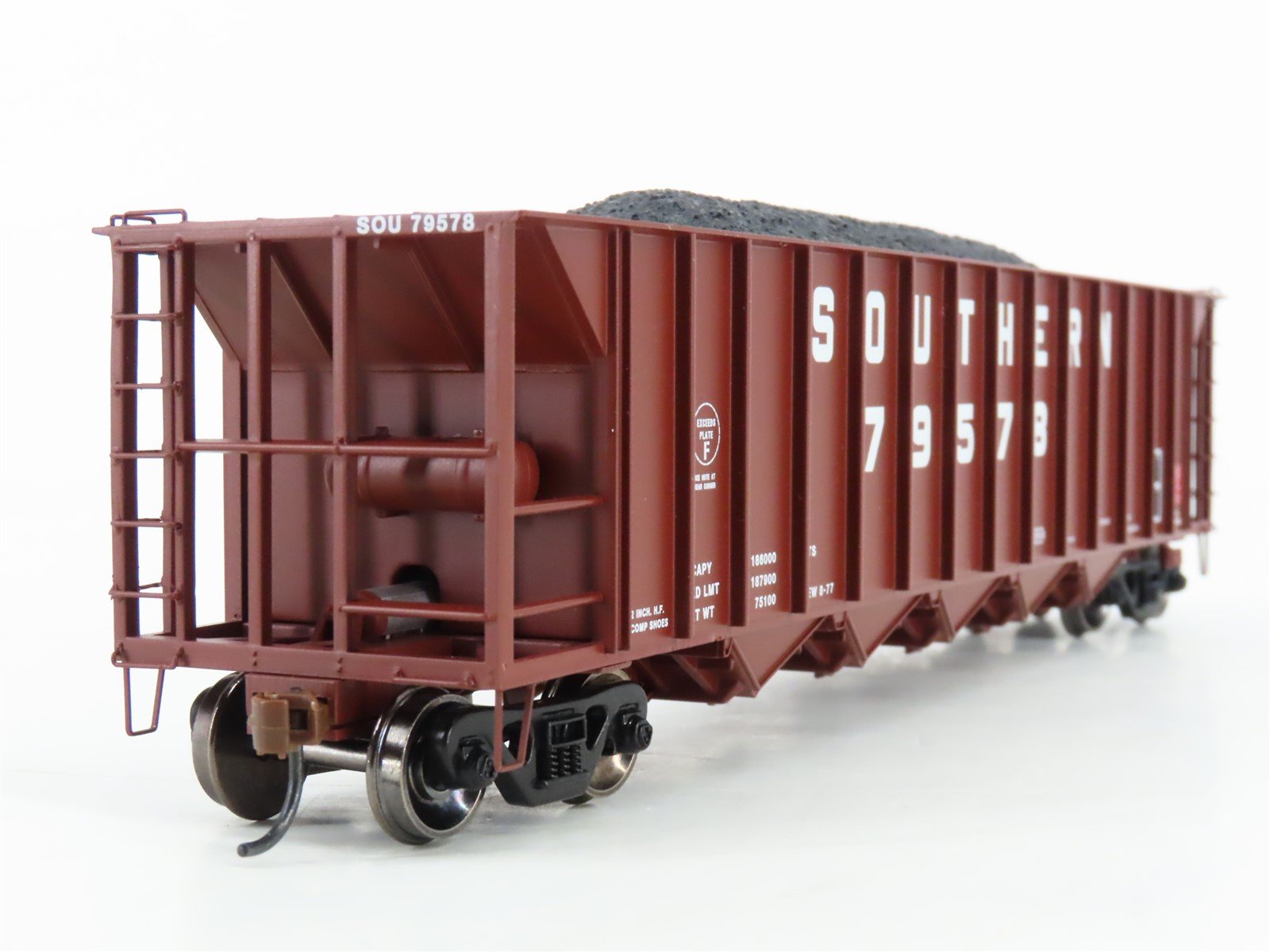 HO Athearn ATH98341 SOU Southern Ortner 5-Bay Rapid Discharge Hopper #79578