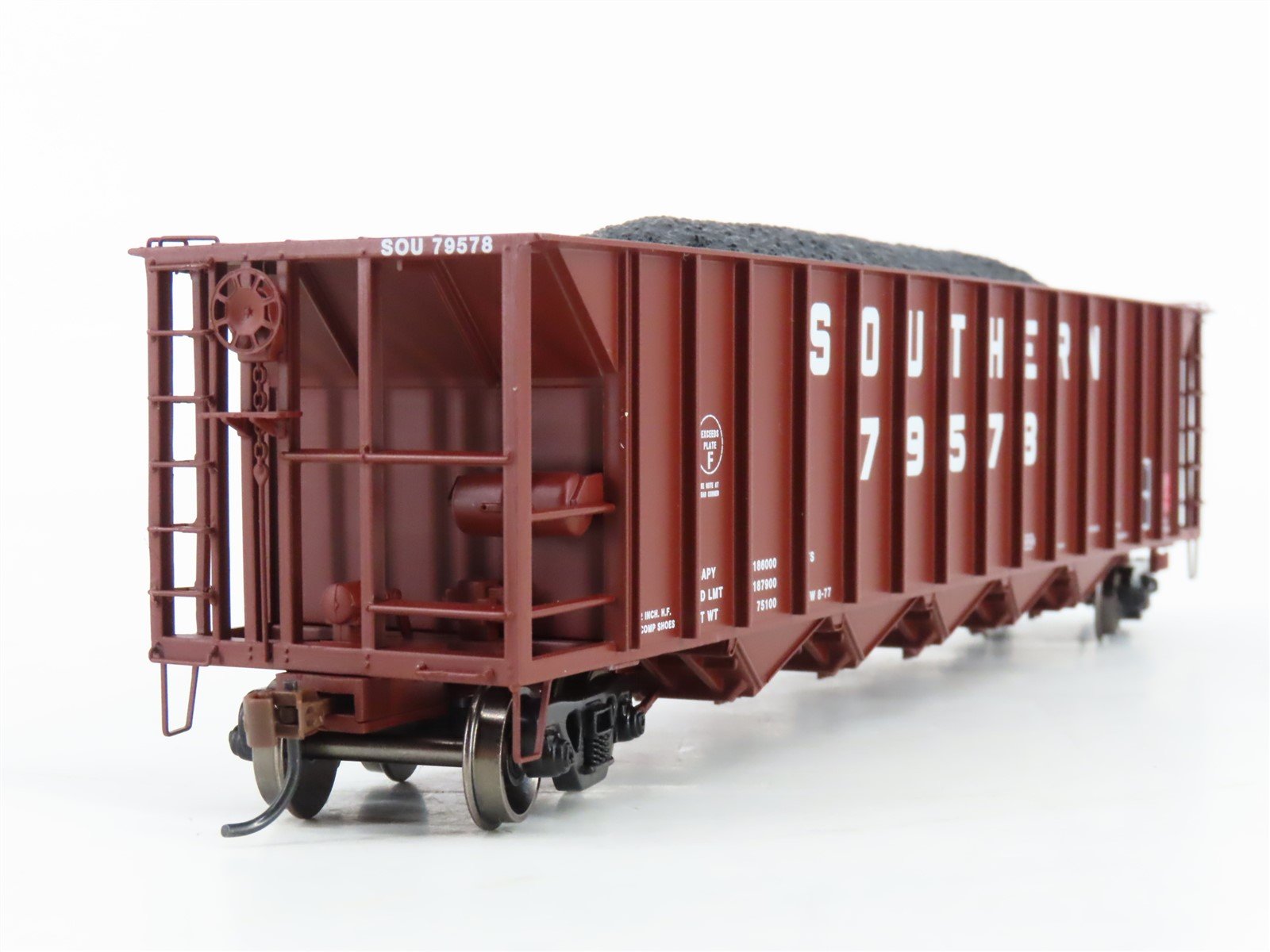 HO Athearn ATH98341 SOU Southern Ortner 5-Bay Rapid Discharge Hopper #79578