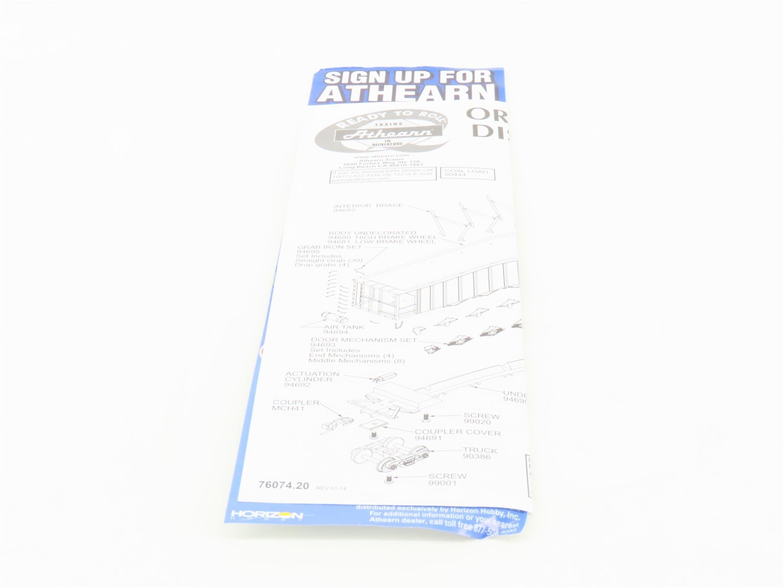 HO Athearn ATH98341 SOU Southern Ortner 5-Bay Rapid Discharge Hopper #79578