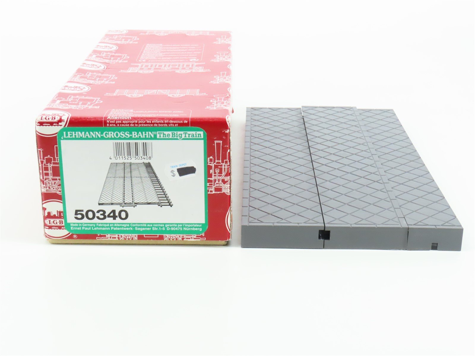 G Scale LGB 50340 Station Platform Pieces (12 ct.)