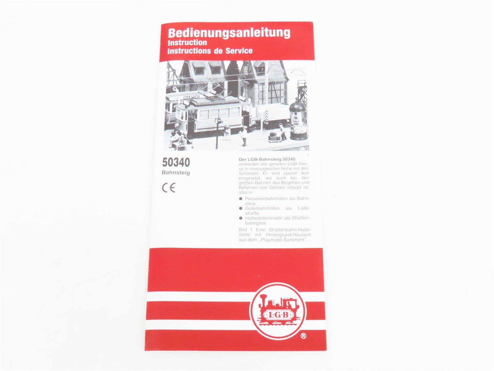 G Scale LGB 50340 Station Platform Pieces (12 ct.)