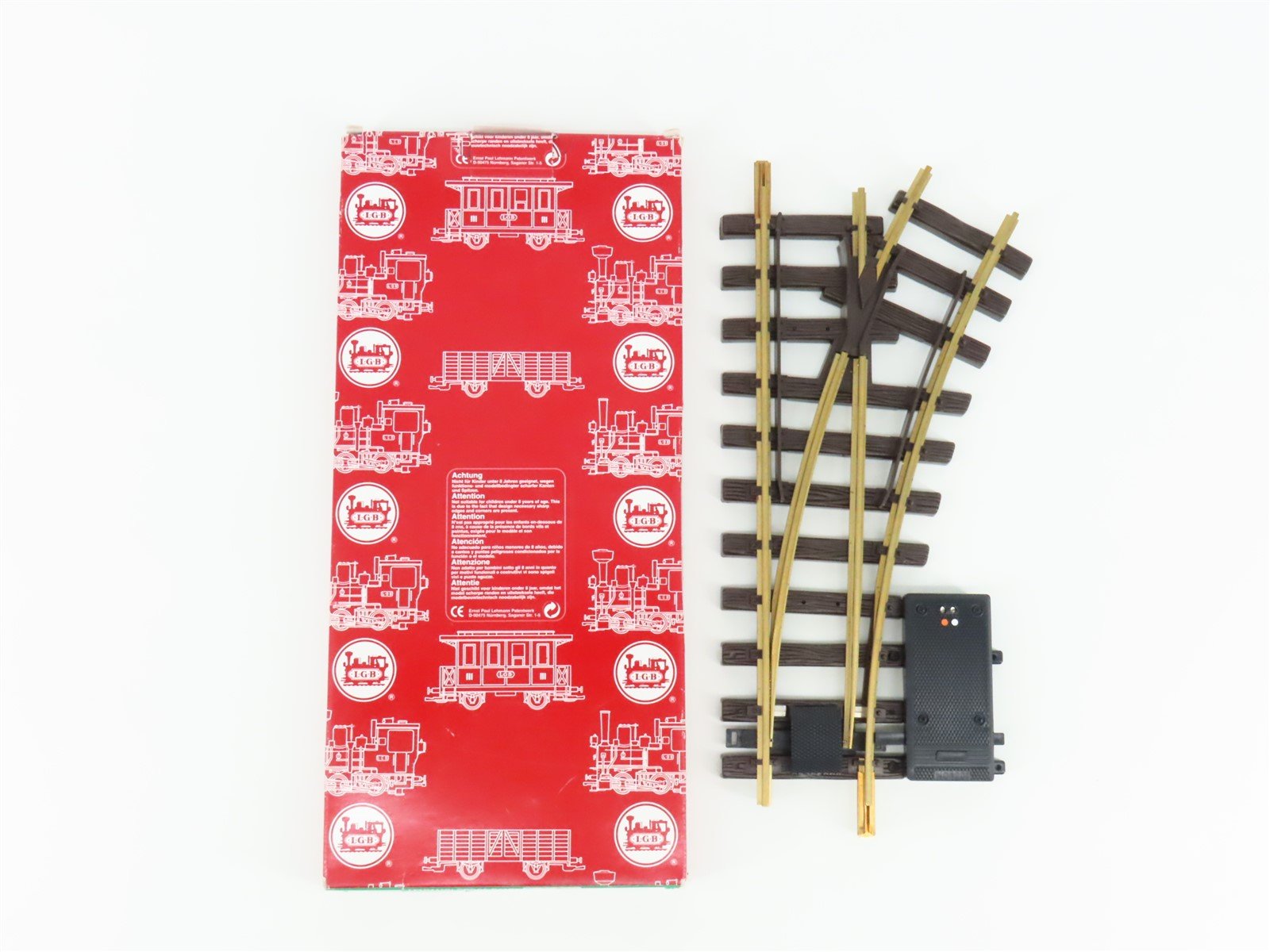 G Scale LGB 12050 Electric Righthand Switch Track Piece