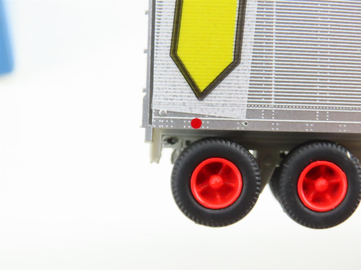 HO Scale Athearn ATH14541 KCSZ Kansas City Southern 40&#39; Beaded Z-Van Trailer