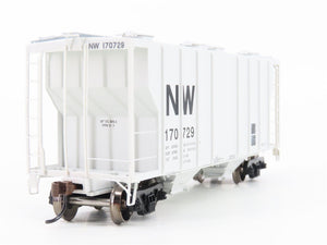 HO Scale Athearn ATH63792 NW Norfolk & Western 2-Bay Covered Hopper #170729