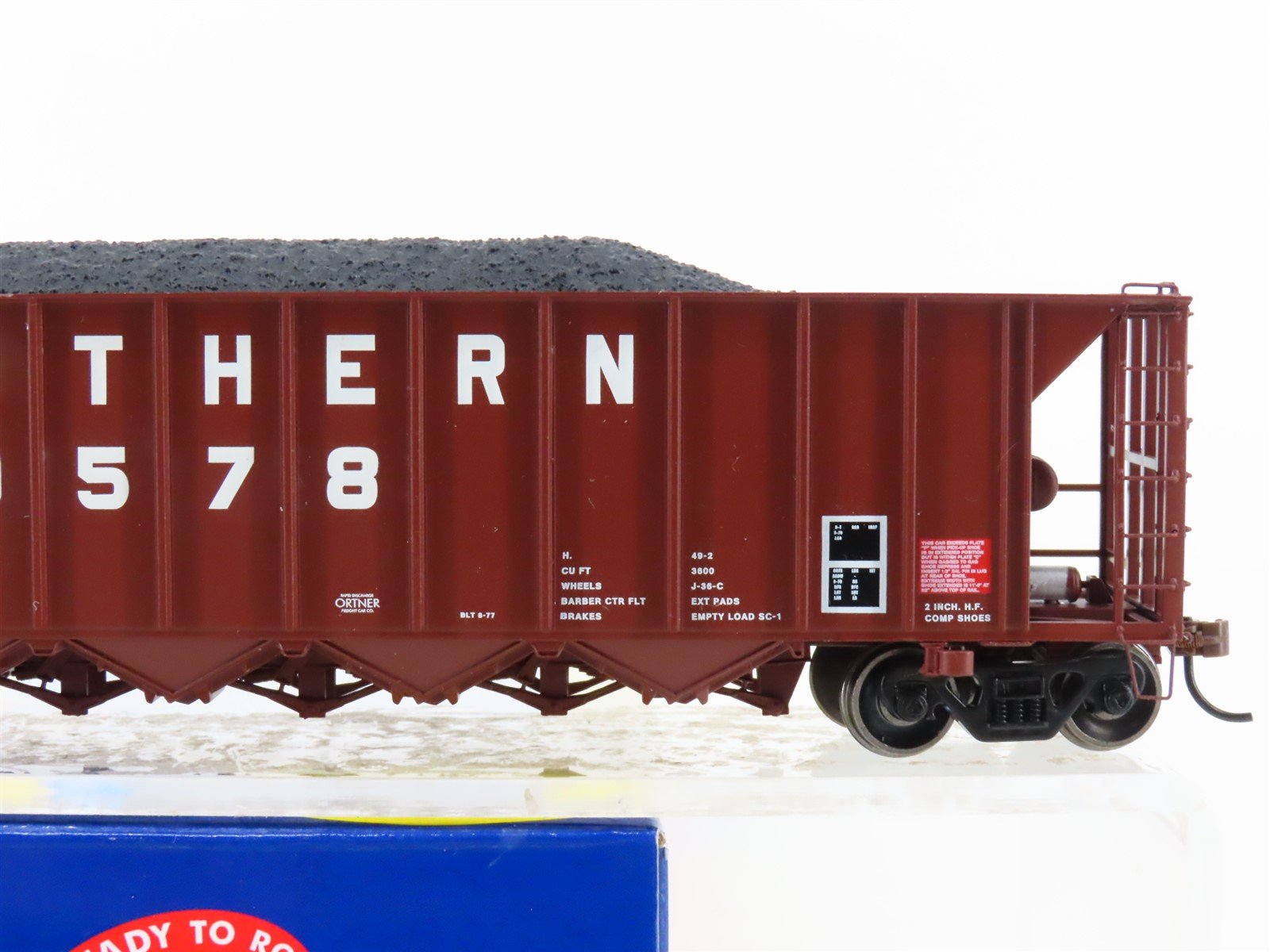 HO Athearn ATH98341 SOU Southern Ortner 5-Bay Rapid Discharge Hopper #79578