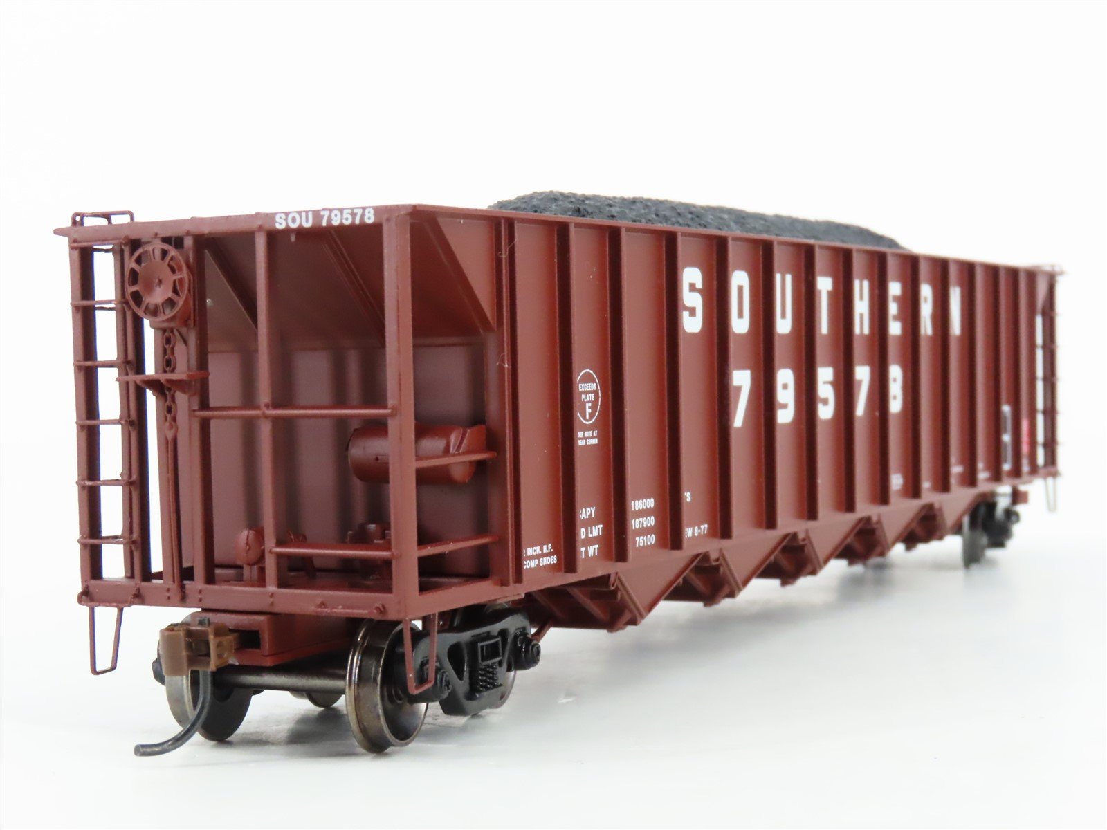 HO Athearn ATH98341 SOU Southern Ortner 5-Bay Rapid Discharge Hopper #79578