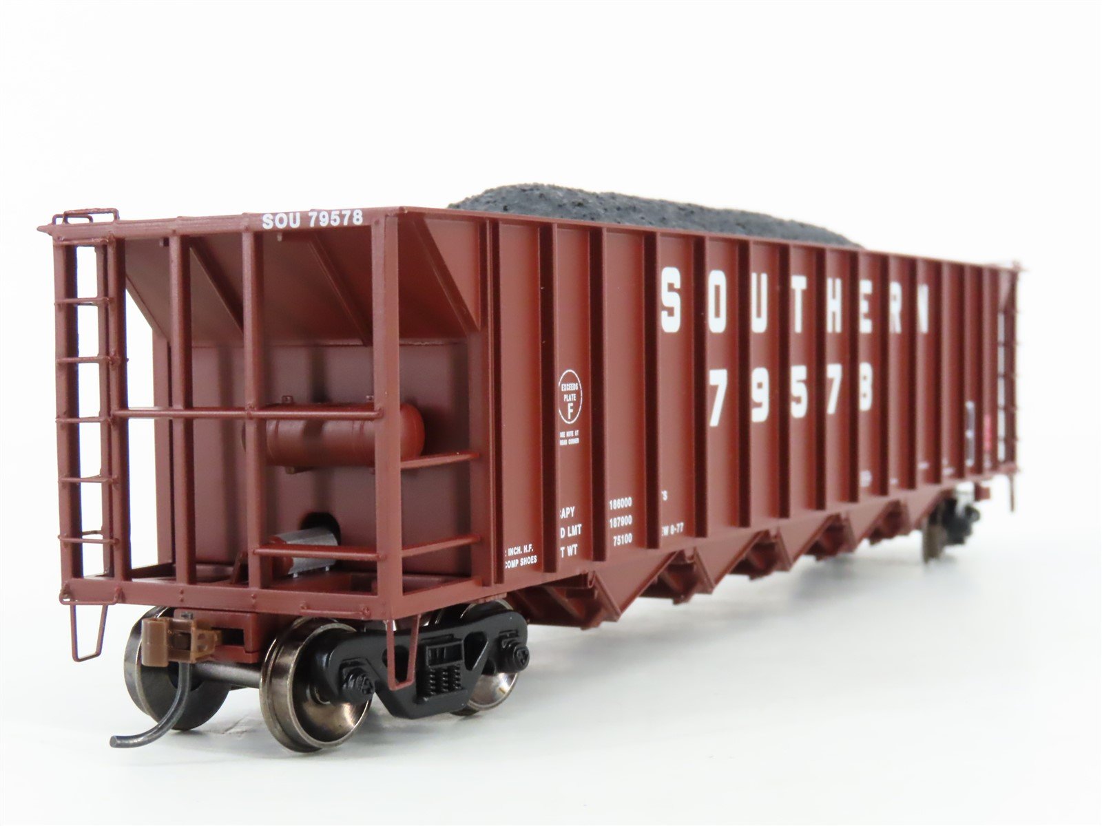 HO Athearn ATH98341 SOU Southern Ortner 5-Bay Rapid Discharge Hopper #79578
